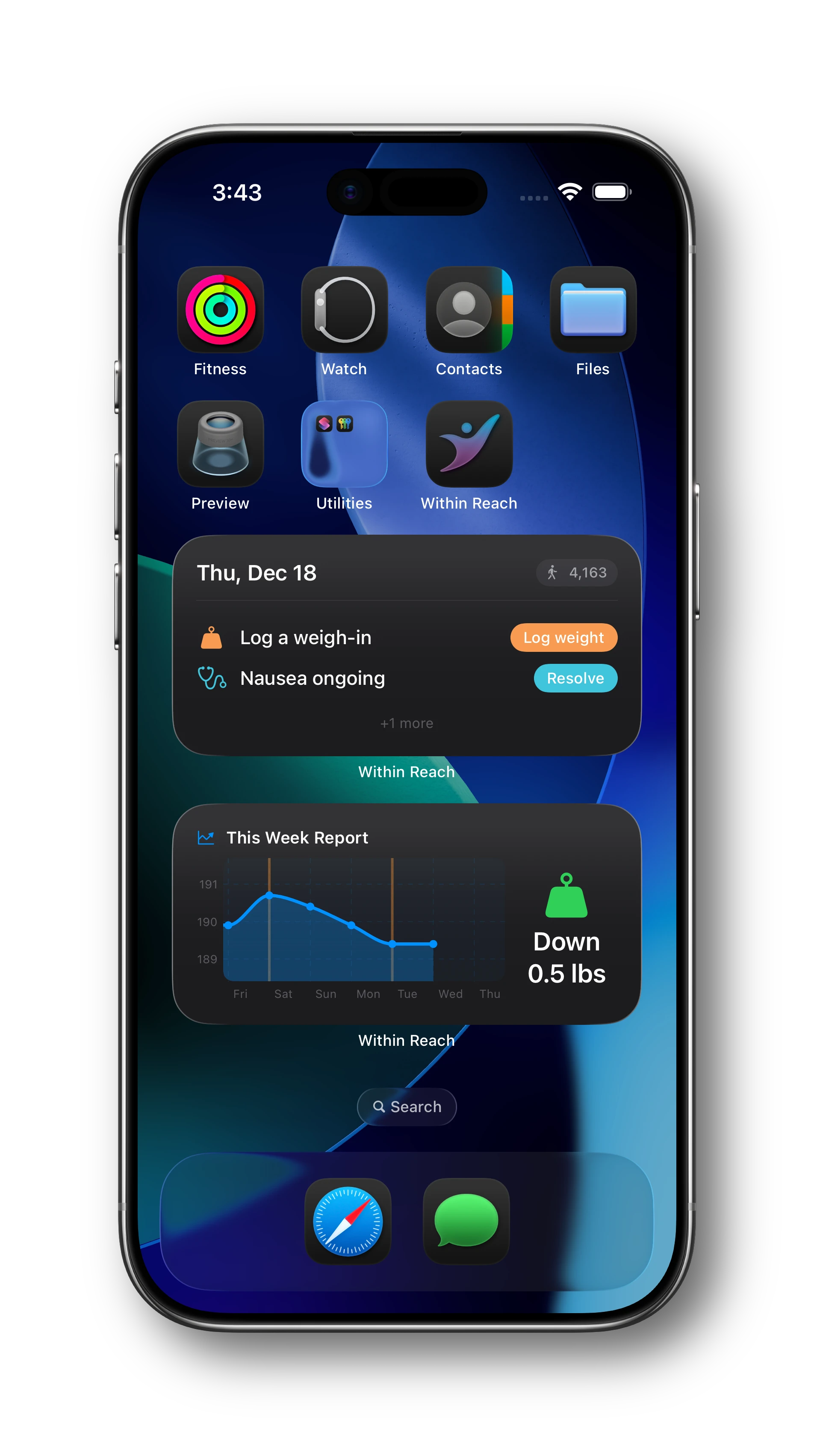 Within Reach Widgets